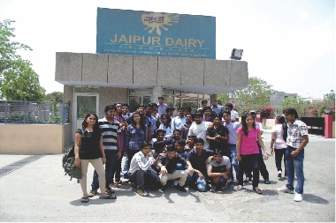 Industrial Visit to Jaipur Dairy